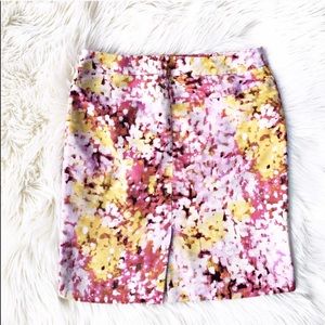 Ann Taylor Loft Watercolor Pencil Skirt